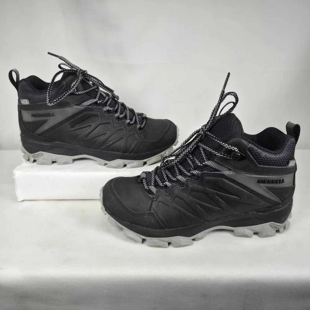 Merrell Thermo Freeze Mid Waterproof Womens Black Winter Hiking Boot 6M J41440